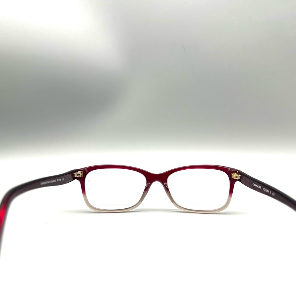 Coach Hc 6089 Red Sand Gradient Rectangular Eyegl… - image 4